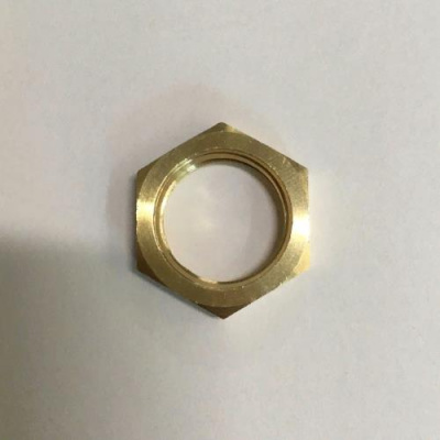 Контргайка 3/8", латунная