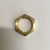 Контргайка 3/8", латунная