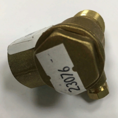 Клапан обратный для компрессора, 1/2" нар. х 1/2" внутр. х 1/8" внутр. (двухцилиндровый)