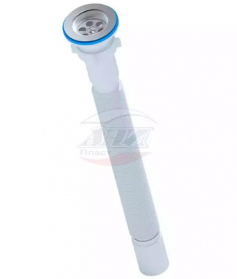 Сифон гофрированный удлинённый 1½"x40 мм (525-1355 мм)