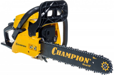 Бензопила цепная CHAMPION 237-16, 2 л.с., шина - 40 см, 3/8", 56 звеньев, 4,7 кг